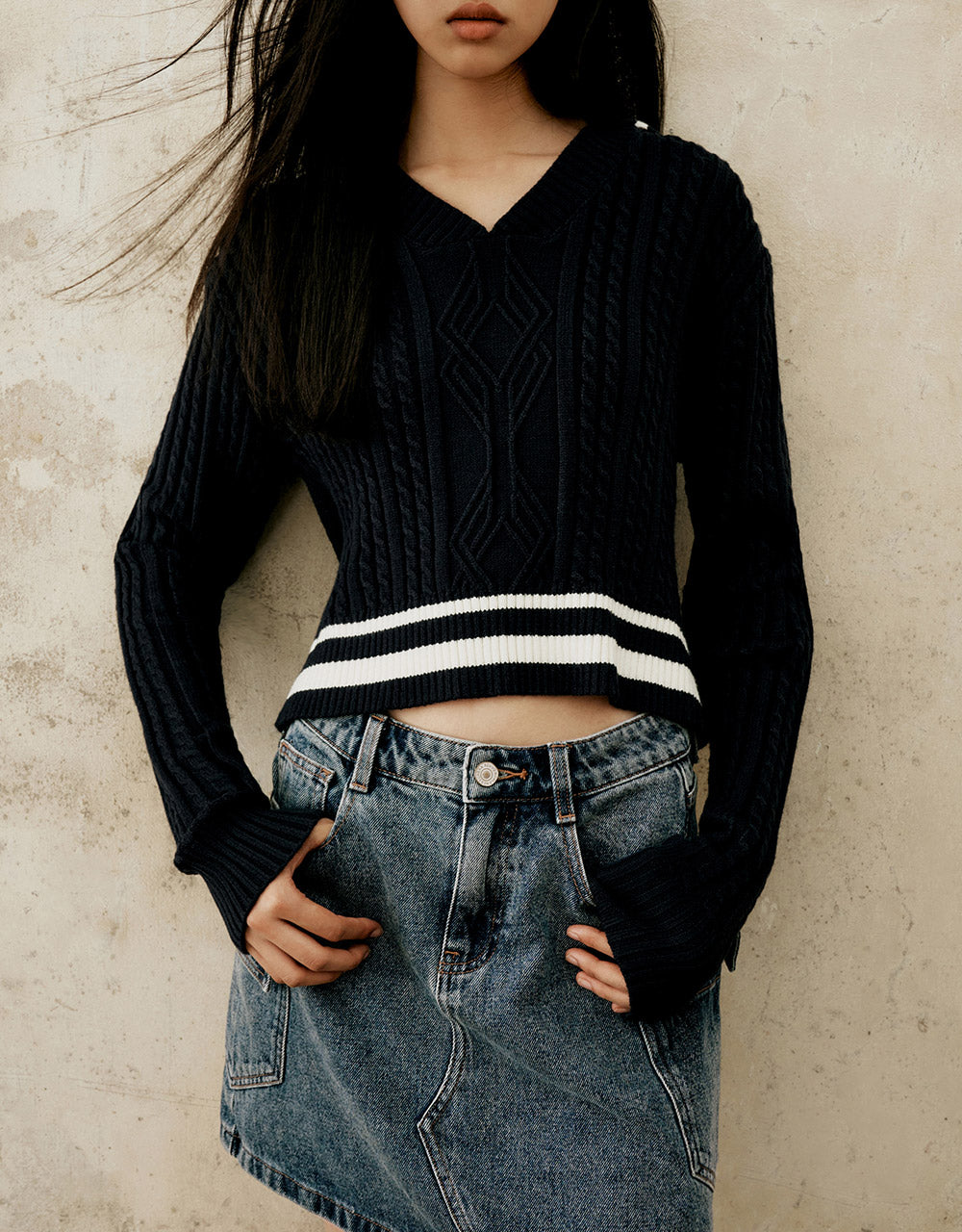 Knit Crop Sweater