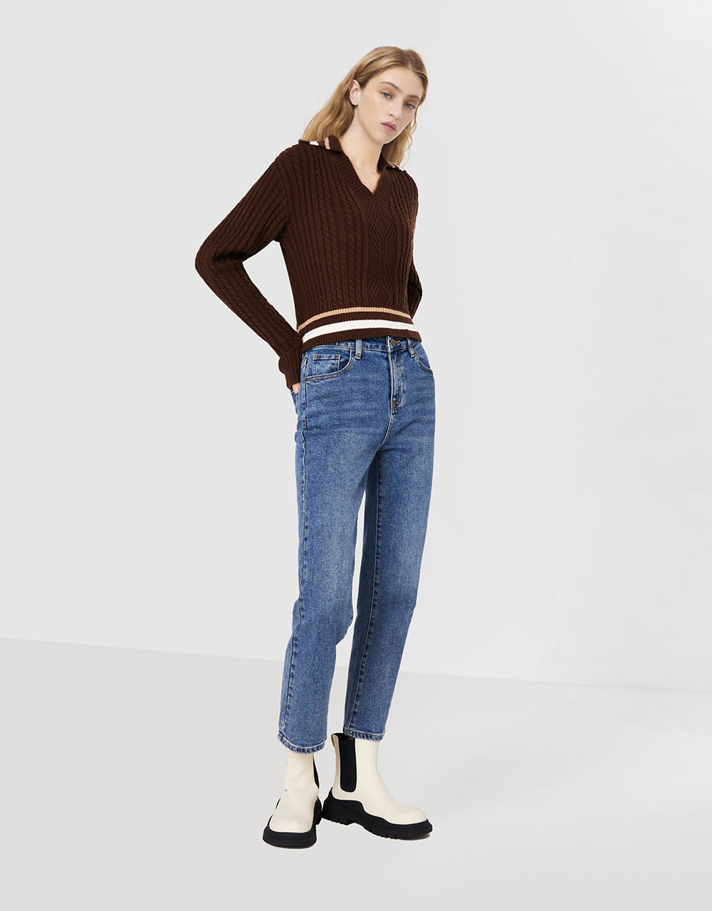 Knit Crop Sweater